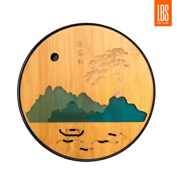 Чабань круглая LBS черный поддон