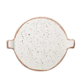 Блюдо Пунто Бьянка Д=250 мм фарфор белый