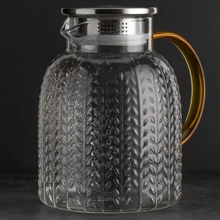 Заварочный кувшин Пшеница LBS стекло 1800 мл