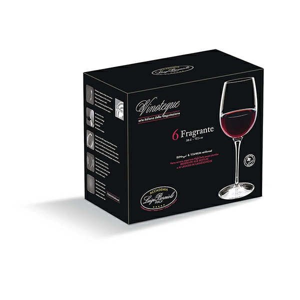 Бокал для вина «Винотека»; хр.стекло; 380мл; D=60/80,H=225мм; прозр.