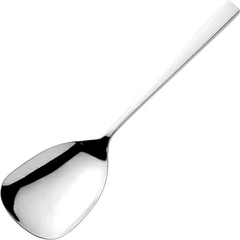 Ложка для раскладки «Атлантис»; сталь нерж.; L=22/8.5,B=0.4см; металлич.