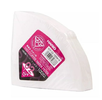 Фильтры Hario V60 бумажные VCF-02-100W (100 шт)