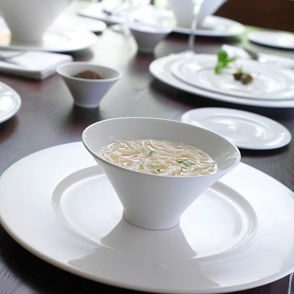 Салатник «Монако Вайт»; фарфор; 240мл; D=15,H=8см; белый