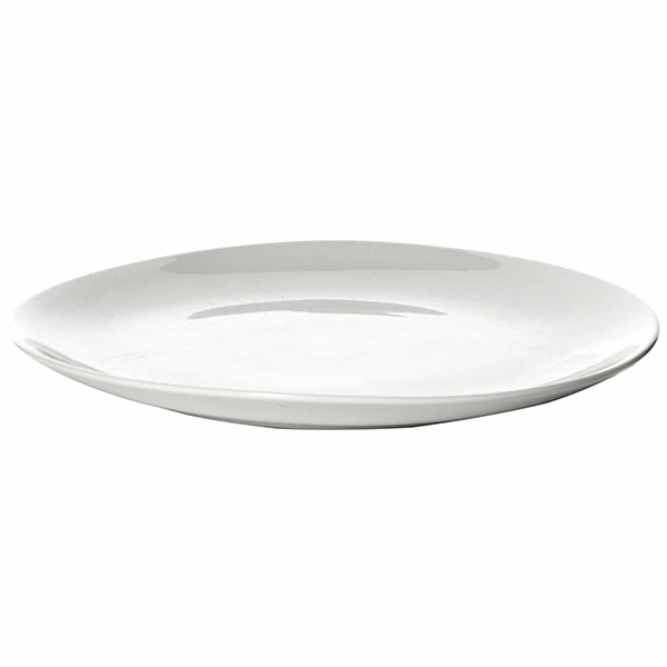 Тарелка мелкая б/борта «Кунстверк»; фарфор; D=25.5,H=2см; белый