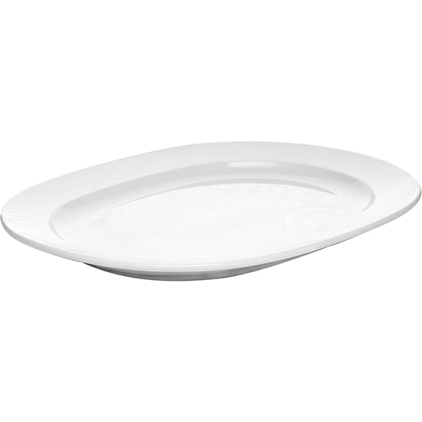 Блюдо овал. «Карат»; фарфор; L=29.5,B=22.5см; белый