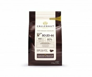 Горький шоколад Barry Callebaut в галетах 80,1% 2,5 кг