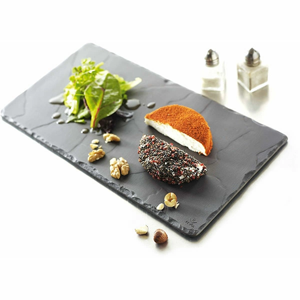 Фото Блюдо прямоугольное «Базальт»; фарфор; L=30,B=16см; черный,матовый Блюдо прямоугольное «Базальт»; фарфор; L=30,B=16см; черный,матовый