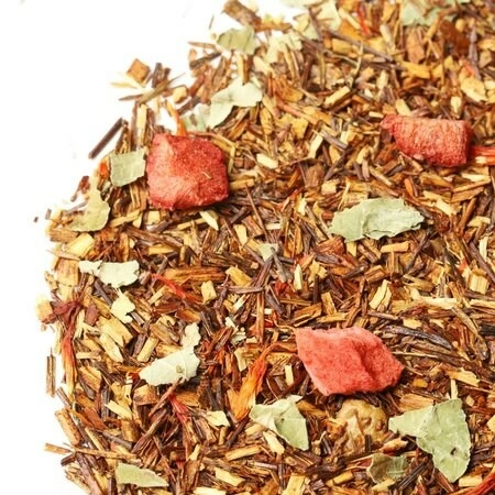 Чай ароматизированный травяной Ройбуш Земляничный LBS Tea