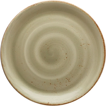 Фото Тарелка мелкая «Крафт»; фарфор; D=28,H=2см; зелен. Тарелка мелкая «Крафт»; фарфор; D=28,H=2см; зелен.