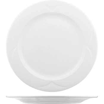 Тарелка мелкая «Бьянко»; фарфор; D=25.5см; белый