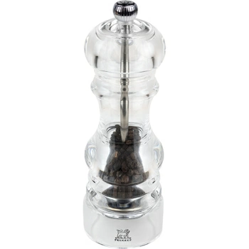 Мельница для перца метал.мех.; акрил; H=18см