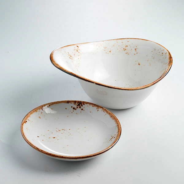 Салатник «Крафт»; фарфор; 125мл; H=5.5,L=13,B=9.5см; белый