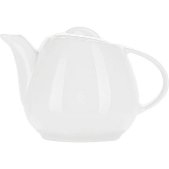 Чайник «Таир»; фарфор; 450мл; белый