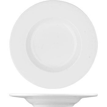 Блюдце «Монако Вайт»; фарфор; D=16.5,H=2см; белый