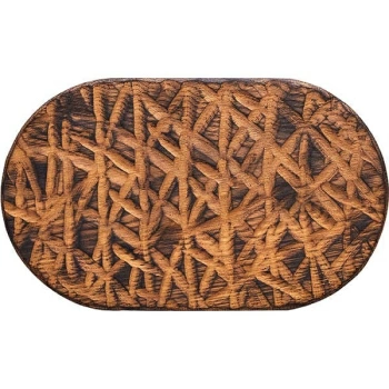 Доска для подачи овал.; дуб; H=25,L=300,B=180мм