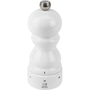 Мельница для соли «Ю Селект» метал.мех.; дерево; D=5.6,H=12см; белый