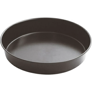 Форма для выпечки; карб.сталь,антиприг.покр.; D=28,H=4.4см; черный