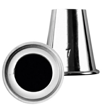 Насадка конд. «Круг»; сталь нерж.; D=35/20,H=40мм; металлич.