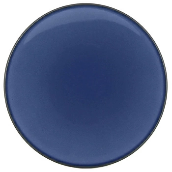 Тарелка для хлеба «Экинокс»; фарфор; D=16,H=2см; синий