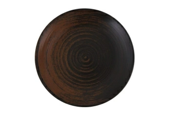 Тарелка мелкая Porland Brown Д=25 см