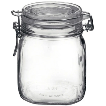 Банка для сыпуч. продук. «Фидо»; стекло; 0.75л; D=9.5,H=13.5см; прозр.