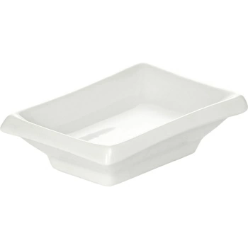 Соусник «Пати»; фарфор; 25мл; H=3,L=10,B=6см; белый