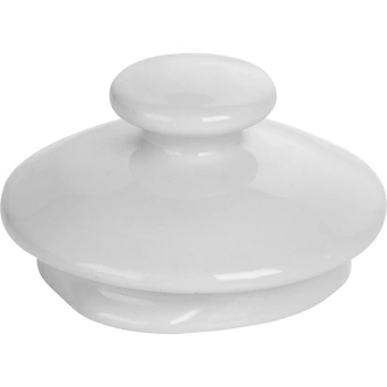 Крышка для чайника 0367 «Симплисити Вайт»; фарфор; белый