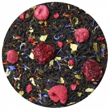 Чай ароматизированный черный Ежевика с малиной Премиум LBS Tea