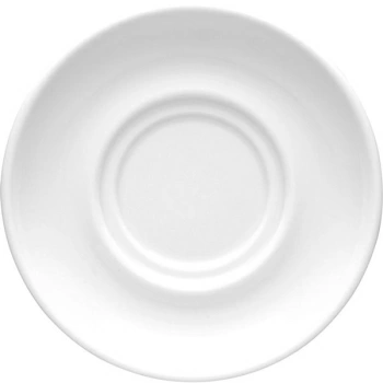 Блюдце «Кашуб-хел-комби»; фарфор; D=14,H=1.5см; белый