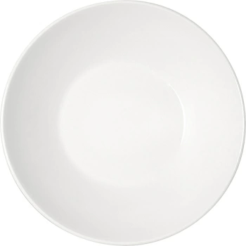 Тарелка глубокая «Опшенс»; фарфор; 450мл; D=18,H=3см; белый
