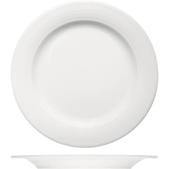 Тарелка мелкая «Диалог»; фарфор; D=20,H=1.5см; белый