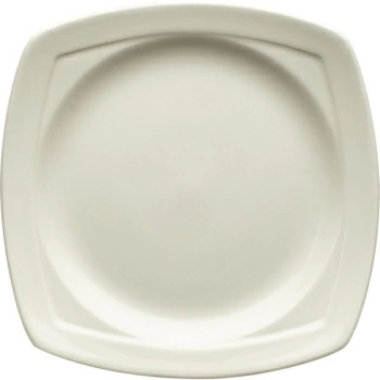 Тарелка квадратная «Симплисити Вайт»; фарфор; L=18,B=18см; белый