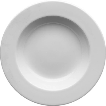 Тарелка глубокая «Монако Вайт»; фарфор; 300мл; D=22,H=3.5см; белый