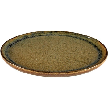 Тарелка «Серфис»; керамика; D=21,H=1.5см; серый