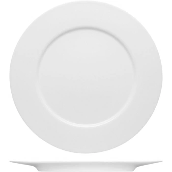 Тарелка мелкая «Пьюрити»; фарфор; D=32,H=2см; белый