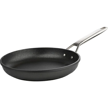 Сковорода; алюм.литой,тефлон; D=28,H=5.2,L=54см; черный