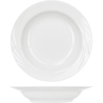 Тарелка глуб. «Голубка»; фарфор; D=22см; белый