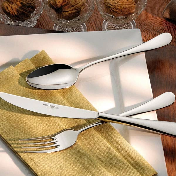 Вилка столовая «Аркада»; сталь нерж.; L=205/70,B=4мм; металлич.