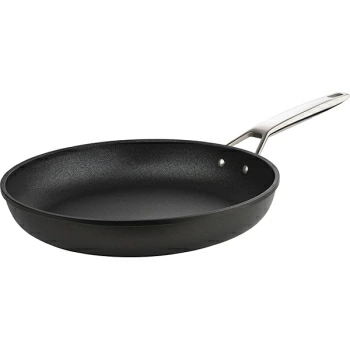 Сковорода; алюм.литой,тефлон; D=32,H=6,L=63см; черный