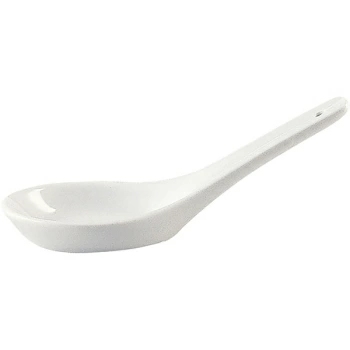 Ложка «Опшенс»; фарфор; белый