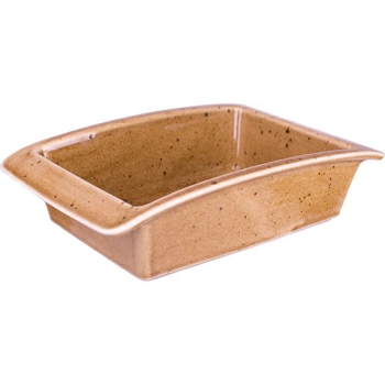 Форма для запекания «Кантри Стайл»; фарфор; 550мл; L=21,B=13см; зелен.