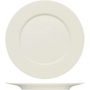 Тарелка мелкая «Пьюрити»; фарфор; D=22,H=2см; белый