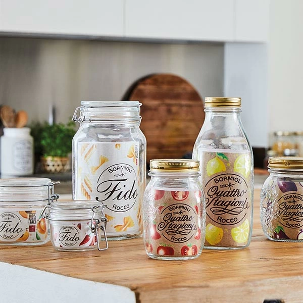 Банка для сыпуч. продук. «Фидо»; стекло; 1.5л; D=9.5,H=21.5см; прозр.