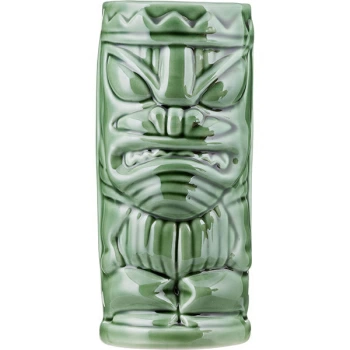 Стакан для коктейлей «Тики»; керамика; 350мл; D=68,H=150мм; зелен.