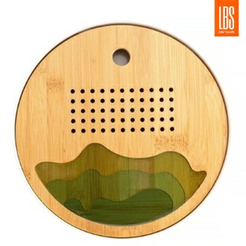 Чабань круглая LBS Д=24,5 см белый поддон