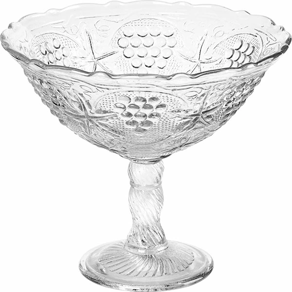 Ваза для фруктов «Пикник»; стекло; D=23.5,H=20.5см; прозр.