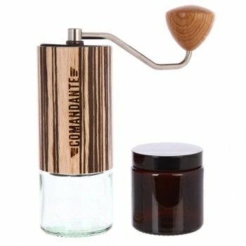 Ручная кофемолка Comandante C40 Nitro Blade Zebra