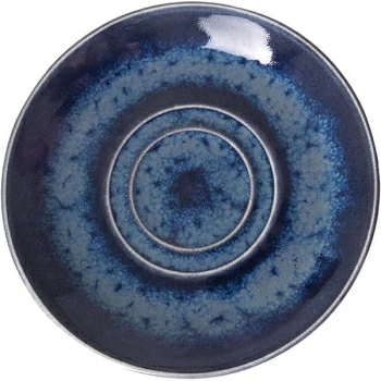 Фото Блюдце «Везувиус»; фарфор; D=16.5см; синий Блюдце «Везувиус»; фарфор; D=16.5см; синий