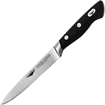 Нож для чистки овощей; сталь,пластик; L=10,B=2см; черный,металлич.