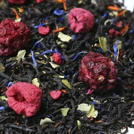 Чай ароматизированный черный Ежевика с малиной Премиум LBS Tea